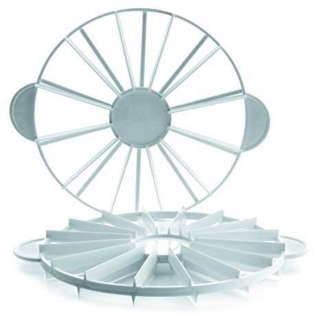 IBILI, 732700, Marcador De Tartas En Porciones 10 y 12, Blanco