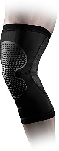 Nike Pro Hyperstrong Knee Sleeve 2.0 Manguito de Rodilla, Unisex, Negro/Plateado Metalizado/Blanco, Extra-Large