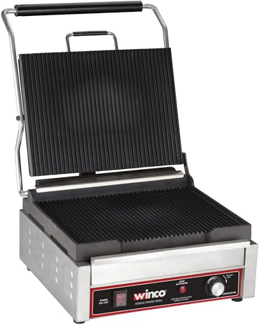 Winco Single Commercial-Grade Panini Grill Press