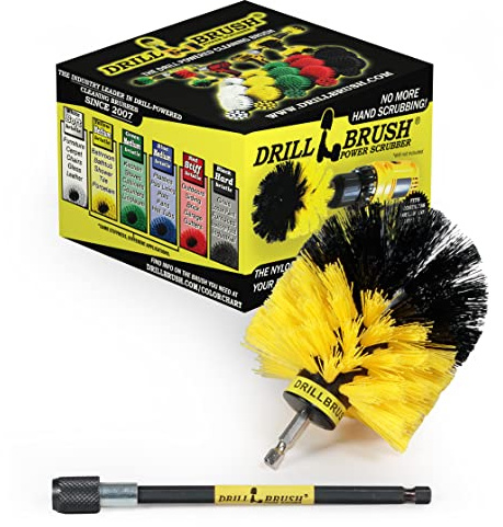Cleaning Supplies - Bathroom Accessories - Shower Cleaner Brush - Bath Mat Hair Lifter - Shower Curtain Scrubber - Cleaning Scrub Brush - Tile Grout Cleaner - Bathtub Brush - Home Tile Cleaning Brush