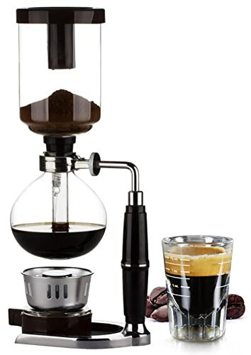 Machine à café compatible Cafetière thé siphon pot vide machine à café machine machine à café filtre 3cups pot ménagers Facile à utilizer