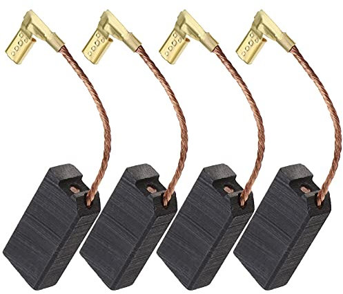 ECSiNG 2 Paires Balais de Charbon 6x10x20mm à Arrêt Automatique Pièce de Rechange de Agitateur Compatible avec COLLOMATIC RGE 110 120 125 130 140 Accessoires d'outils Électriques