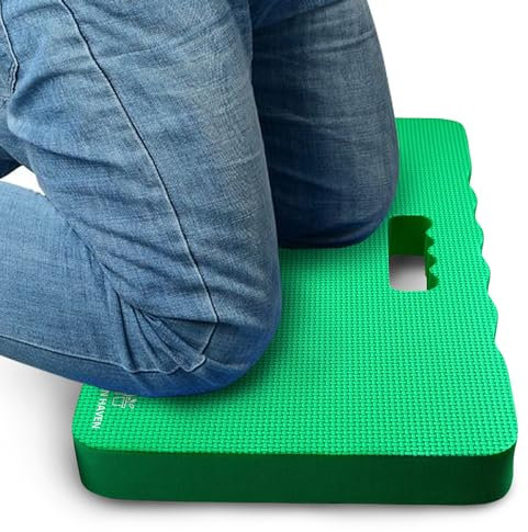 Green Haven Ginocchiere da giardino super comode e spesse, comode ginocchiere per giardinaggio, attività all'aperto, lavoro, morbida imbottitura in schiuma EVA, ginocchiere perfette, cuscino per