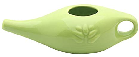 Kaxenig Neti Pot, Keramik Nasenspülkännchen, Kanne Für Nasenspülung, 250ml Nasendusche, Nethi Topf Mit Griff, Sinus Care Tool
