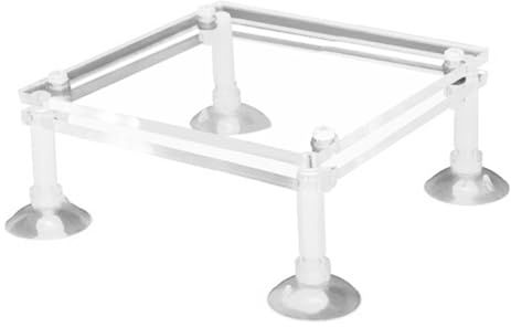 Water Pump Stand Water Pump Riser Suction Cup Rack Submersible Stand Support Bracket Pond Submersible Rack Diy Ornament Double Layer Acrylic