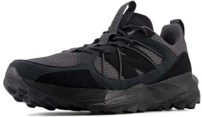 New Balance Men's DynaSoft TEKTREL V1 Suede Trail Running Shoe, Black/Phantom/Magnet, 10 M