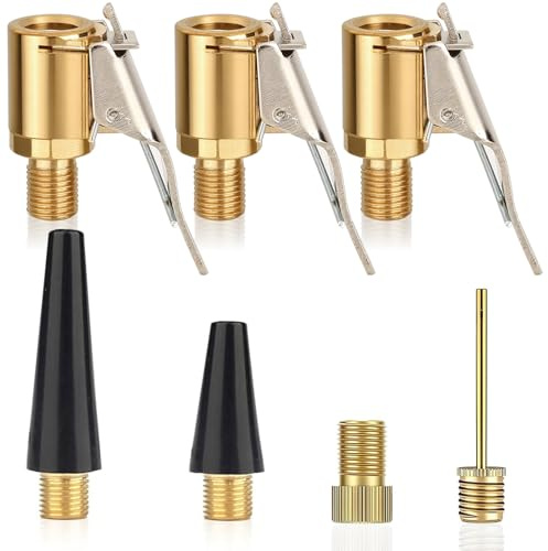 Squamify Multifunktionales Valve Adapter Set, Adapter für Bosch Easy Pump, Bosch Easy Pump ersatzteile, französisches Ventil Adapter, Ballnadel & Luftpumpen, Zubehör