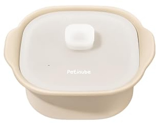 PETINUBE Silicone Multi-Steamer Made in Korea Microwave Steamer for Cooking & Reheating BPA-Free Flexible & Durable (Bijou Beige, 20.29 fl oz)