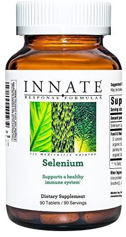INNATE Response Formulas Selenium - Mineral Supplement For Immune System Support - Vegan, Gluten-Free, and Non-GMO - Made Without 9 Food Allergens - 90 tablets (90 Servings)