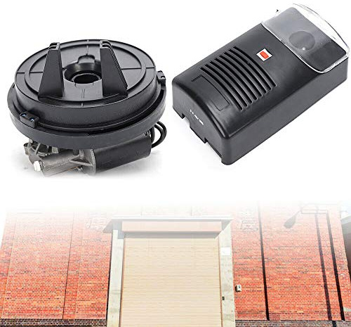 DNYSYSJ Auto Garage Roller Door Opener, Electric Rolling Shutter, 110V, 16.4ft, 250N, Black, Silver