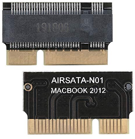 ASHATA SATA M. 2 bis für 2012-Adapterkarte, SATA M.2 NGFF SSD bis für 2012-Festplatte Treiberfreie Adapter-Riser-Karte SSD-Riser-Karte