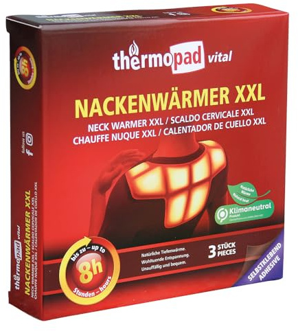 Thermopad Vital XXL Nackenwärmer Heizkissen für 8 Stunden der Wärme, 540 g