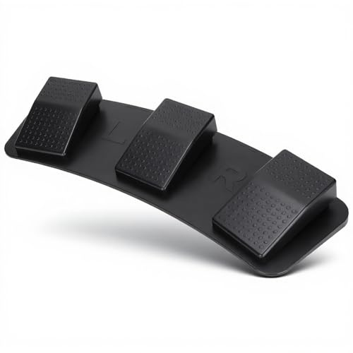 Pedal de Pie USB para PC Interruptor de Pie Triple, Teclado de Control de Pie USB Programable Pedal de Interruptor de Acción HID, Tecla de Combinación de Teclado(FS23_P (interruptor fotoeléctrico))