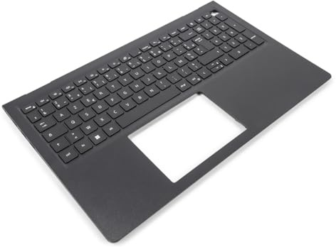 Dell Vostro 15-3510/3250/3530-Series Palmrest & FRENCH Backlit Keyboard - 088YX6 (2N39M) - Black (Renewed)
