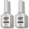 GAOY Gel-Über- und Unterlack, 16 ml, 2 Stück, glasiger Decklack und keine abwischbare Grundierung, Kombination für UV-Lichthärtung, Gel-Nagellack