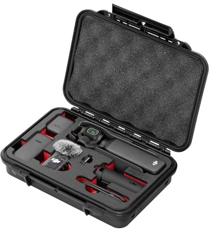 TomCase Koffer für DJI OSMO Pocket 3 Kreativ Combo & viel Zubehör, wasserdichtes Etui Outdoor Case - Made in Germany