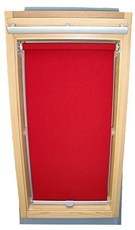 Hochwertiges Sichtschutzrollo Rollo für Velux RHL/RHU-EP GGU,GPU,GHU,GTU SK06 weinrot // Sichtschutzrollo/Sichtschutz-Rollo/Fensterrollo