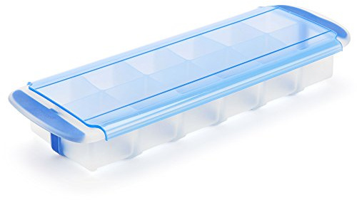 GoodCook Touch Prep and Freeze Ice Tray, 2-oz. Cubes, Stackable with Slide-off Cover