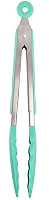 DawnDream Pinze Cucina 9/12 Pollici Cucina Cucina Pinze per Il Barbecue Insalata di Pasta Pasta Pinze da Pasticceria Pinza Barbecue (Color : Green, Size : 9 inch)