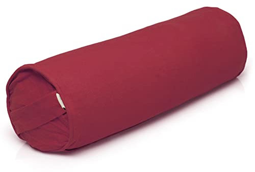 Yogistar Yoga-Bolster Yin - Plus - Rund Bordeaux