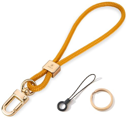 SENLLY Armband Schlüsselanhänger Kurz, Originellem Minimalistisch Design Schlüsselband für Schlüssel
