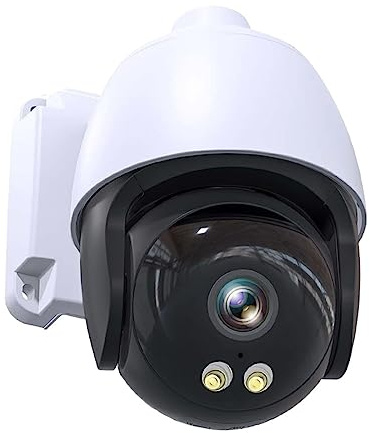 Caméra de sécurité à Domicile Caméra IP 8MP POE 4K caméra de sécurité Suivi de Mouvement extérieur PTZ détection Humaine 2K 4MP CCTV caméras de Surveillance vidéo WiFi (Size : POE 8MP Camera)