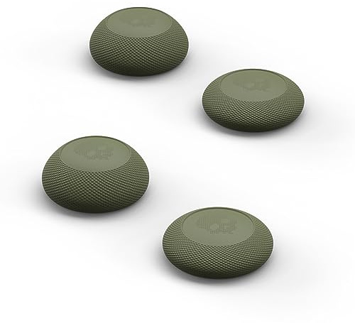 Skull & Co. Convex Thumb Grip Caps Joystick Cap Analog Stick Cap Thumbstick Grip Cover for Steam Deck/Steam Deck OLED and ROG Ally/ROG Ally X - OD Green, 2 Pairs (4pcs)
