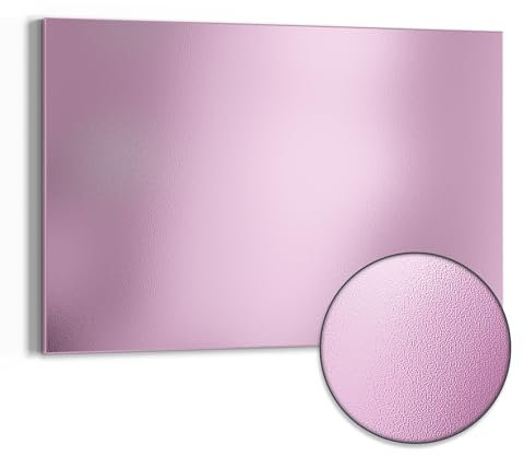 DEQORI Metall Magnettafel | 60x40 cm cm groß | Pastellfarben - Lavendel | Whiteboard für alle Magnete | Magnetboard Wand-Tafel für Küche & Büro | Design Magnetwand Pinnwand magnetisch