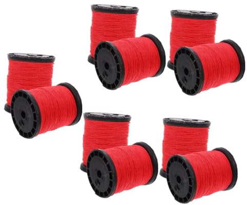 OSALADI 10rollen Nylon Schnur Wetterfeste Bau Und Garten Twine Langlebig Und Vielseitig Für Markierung Messen Und Binden Pro Für -projekte Robust Und Flexibel