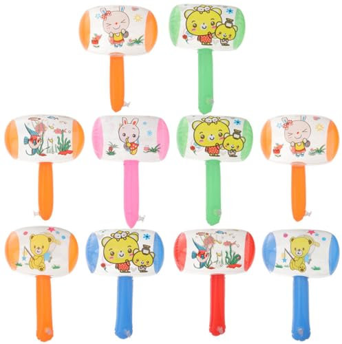 ERINGOGO 8pcs Inflatable Hammer Toy Bell Inflatable Hammer for Party Festival Funny Toy for Birthday Decoration Random Color