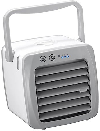 Alipis 1pezzi Mini Condizionatore Portatile Desktop Raffreddatore d Aria Ventilatore Usb Raffrescatore d Aria e Ufficio Compatto e Consumo Energetico