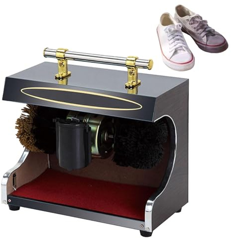 Electric Shoe Shine Polisher - Automatic Low Noise Shoe-Shine Machine for Home, Shop, Hotel Lobby