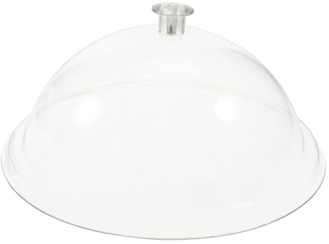 DECOMELODY Copertura Cibo Tenda Pc Trasparente Rotonda Anti Polvere Insetti | Picnic Campeggio, Facile Apertura Chiusura, Decorativa, per Dolci Pasticcini