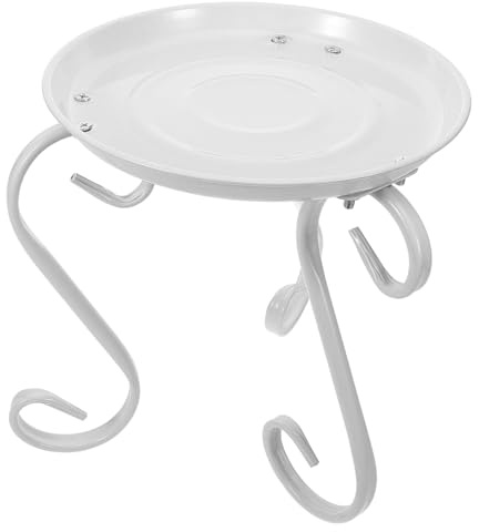 BAZEITFLOW Espositore in Ferro per Decorazioni da Interno Piedistallo per Vasi di Fiori e Piante Supporto Solido per Esposizione da Tavolo Pavimento