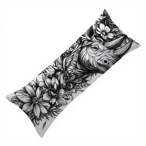 Federe Cuscino Letto 30 x 90 cm, Cuscini per Divano in Lino Cotone Morbida e Traspirante, Grigio Copricuscino Letto con Cerniera Invisibile Federe Cuscini per Decorativi Camera da Soggiorno Bue Q-880