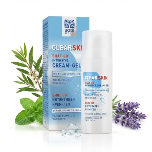 BODI BEAUTY GD Anti-Glans Gelkräm 50ml Salicylsyra Tea Tree Fet & Oren Hud | Lätt matterande gelkräm med salicylsyra, mjölksyra och tea tree som förfinar porer och återfuktar fet och oren hy