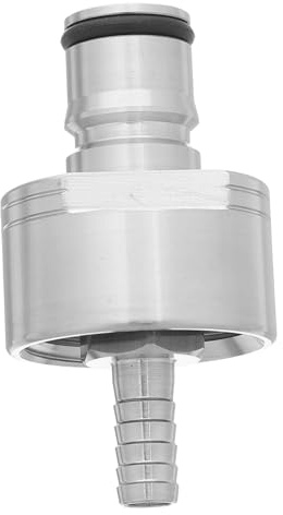 Didiseaon Stainless Steel Adapter Kit Carbonation Cap with Safety Relief Valve Core for Beverage Dispensers Industrial Pressure Control Valve Fitting