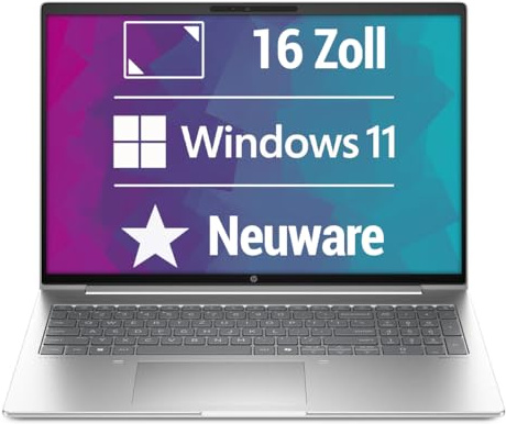 HP ProBook 4 G1i 16 Zoll Full HD Laptop Intel Core Ultra 7-255U@ bis zu 5,2 GHz 16 GB 1000 GB SSD mit Windows 11 Pro & GRATIS Antiviren-Software NEU & OVP