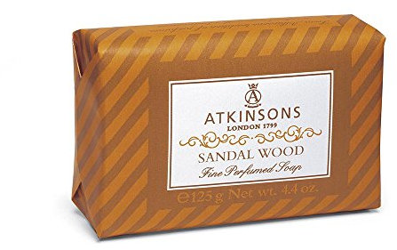 ATKINSONS Fine Perfumed Line Sapone, Sandalwood, 125 gr - 1 Unità