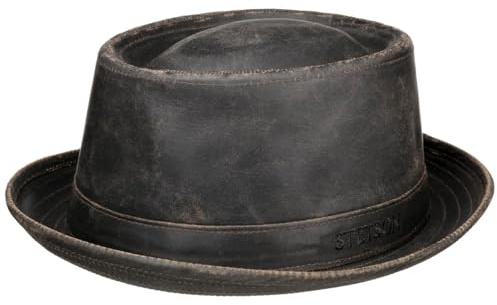 Stetson Odenton Pork Pie Stoffhut UV Schutz wasserabweisend Damen Herren Sommer Winter