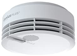 Hekatron 31-500020-06-02 weiß Genius Plus 31-5000020-06-01 Rauchwarnmelder inkl. 10 Jahres-Batterie batteriebetrieben, Single Pack