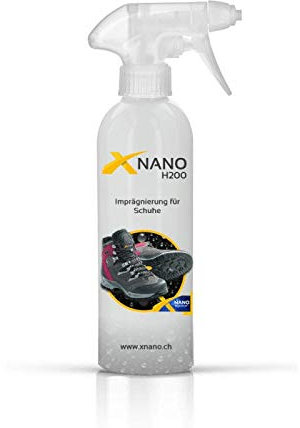 XNANO H200 Imprägnierspray Wetterschutz Imprägnierung für Leder, Textilien, Nubuk Sneaker Protector Universal Outdoor Alle Materialien (250ml)