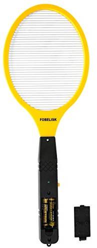 Bug Zapper - Electric Fly Swatter - Mosquito Zapper Killer - Fly Zapper - Electric Fly Swatter Racket for Camping, Travel, Outdoor and Indoor Pest Control (2AA Batteries Included)