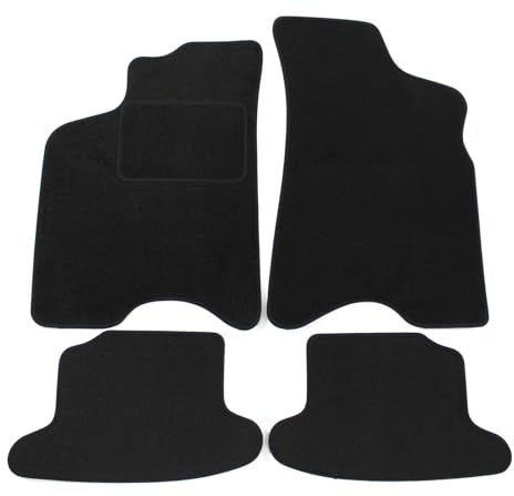 J&J AUTOMOTIVE Velours Fußmatten Seat Arosa 1997-2005 Maßgefertigt