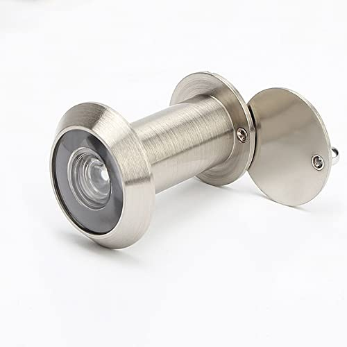 Peephole Türbetrachter 220 Grad Spionageloch Viewer Türspion mit Sichtschutz, Geeignet für Türen von 35-60mm Dicke