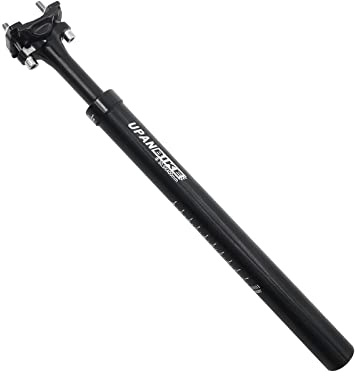UPANBIKE Fahrrad-Sattelstütze, 400 mm Länge, φ27,2 mm, 28,6 mm, 30,9 mm, 31,6 mm, Stoßdämpfer-Sattelstütze