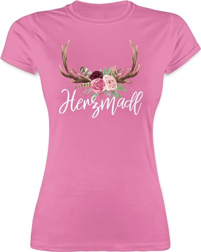 Shirtracer - Shirt Damen - Kompatibel mit Oktoberfest - Herzmadl