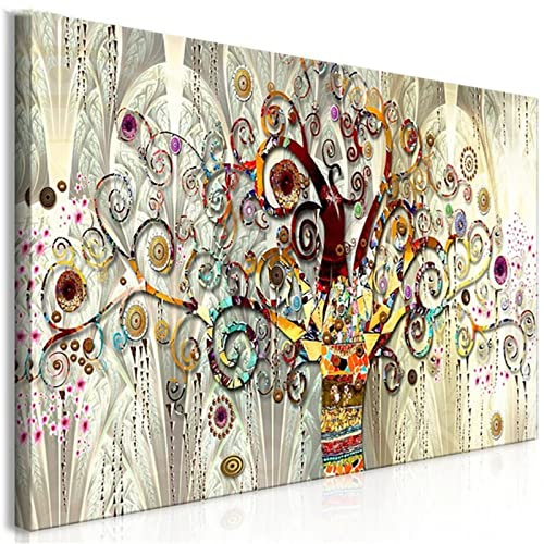 Diamond Painting Albero Della Vita Astratto,Diamond Painting Grandi Dimensioni Kit Pittura Diamante 5D,Quadri con Perline Hobby Creativi Adulti,Disegni con Diamantini,Decorazione Murale 60x120cm A67