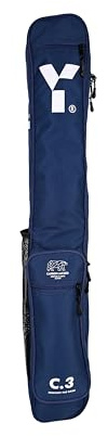 Y1 Hockey, C.3 Stick Bag, Lightweight, Padded Strap, Perfect for Juniors, Separate Small Compartments, Space for 3 Sticks, 30L Capacity