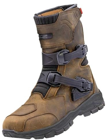 LS2 Adventure stivali da moto impermeabili, marrone, 40